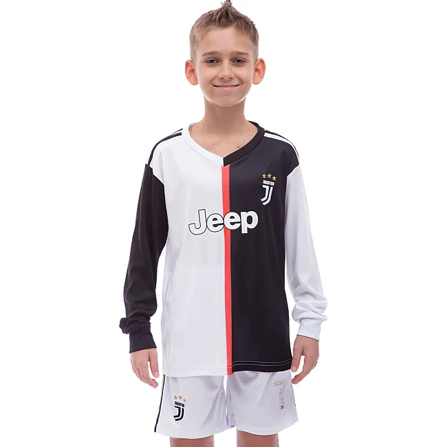 Футбольна форма дитяча із символікою клубу JUVENTUS RONALDO 7 домашня 2020 SP-SPORT CO-1678-W