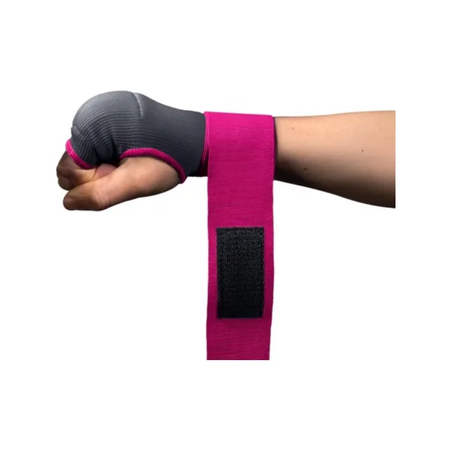 Быстрые бинты Hayabusa Quick Gel Grey Pink