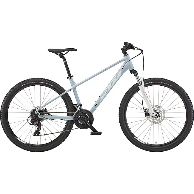 Горный велосипед KTM PENNY LANE 272 27.5" рама S/38, голубой (бело-коралловый), 2022