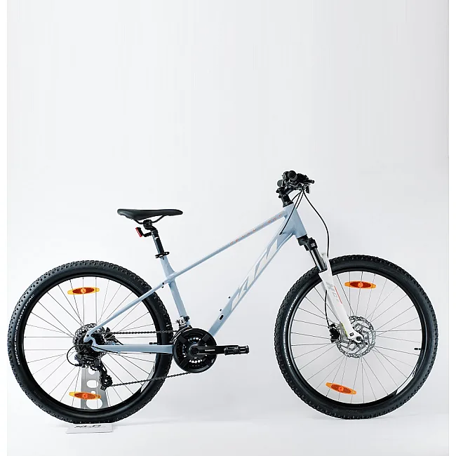 Горный велосипед KTM PENNY LANE 272 27.5" рама S/38, голубой (бело-коралловый), 2022