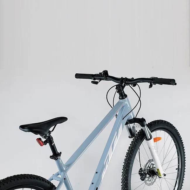 Горный велосипед KTM PENNY LANE 272 27.5" рама S/38, голубой (бело-коралловый), 2022