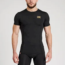 Рашгард із коротким рукавом LEONE DNA Black