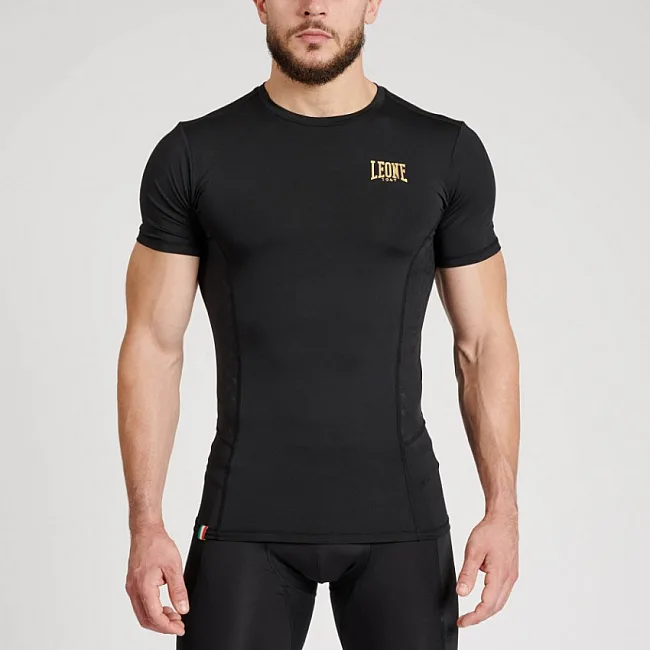 Рашгард із коротким рукавом LEONE DNA Black