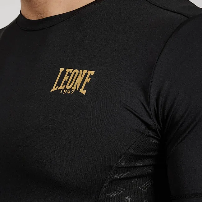 Рашгард із коротким рукавом LEONE DNA Black