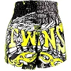 Шорты для Муай Тай TWINS TBS-Graffiti Yellow Black