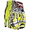 Шорты для Муай Тай TWINS TBS-Graffiti Yellow Black