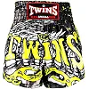 Шорты для Муай Тай TWINS TBS-Graffiti Yellow Black