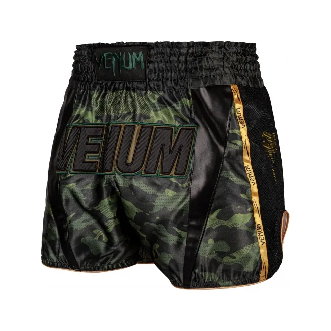 Шорти для тайського боксу VENUM Full Cam Forest Camo Black