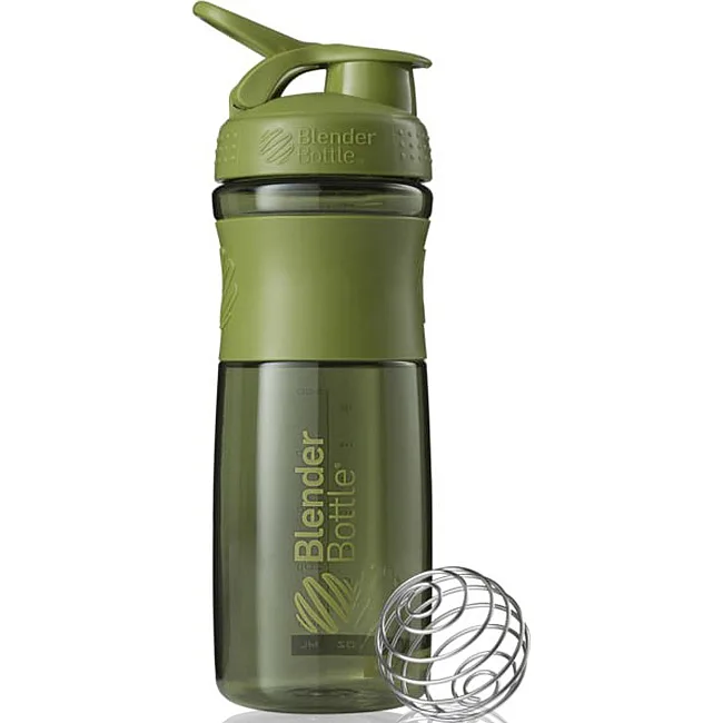 Спортивный шейкер-бутылка BLENDERBOTTLE SportMixer Flip 28oz/820мл Moss Green
