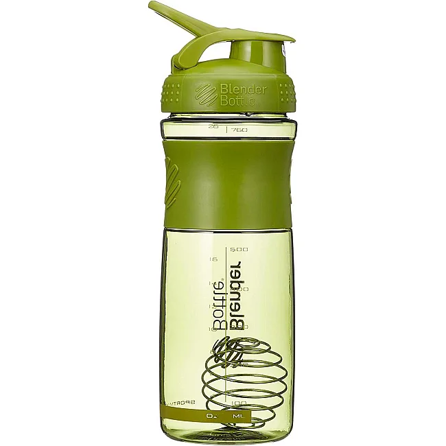Спортивный шейкер-бутылка BLENDERBOTTLE SportMixer Flip 28oz/820мл Moss Green