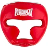 Тренировочный шлем для бокса POWERPLAY 3068 PU+Amara Красно-Белый