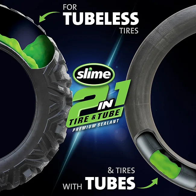 Герметик для бескамерок SLIME 2-in-1 Premium, 946мл