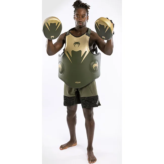 Защитный жилет тренера VENUM Pro Boxing Khaki Gold