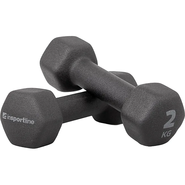 Гантели неопреновые inSPORTline ON-X Renbell, 2 х 2 кг