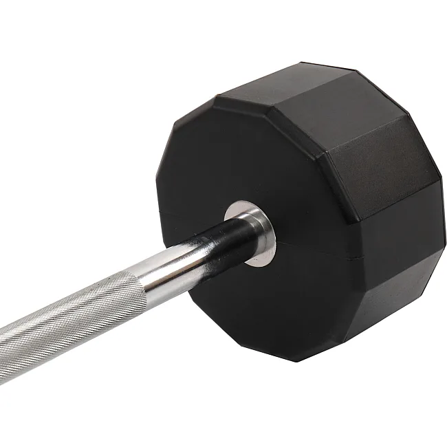 Штанга нерозбірна з фіксованою вагою пряма PEV HAMMER STRENGHT TA-9979-45 (Чорний)