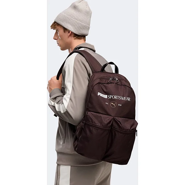 Рюкзак Puma Phase Class Backpack 22L коричневый 44 х 30 х 14 см