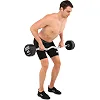 Штанга неразборная с фиксированным весом изогнутая PEV HAMMER STRENGHT TA-9978-40 (Черный)