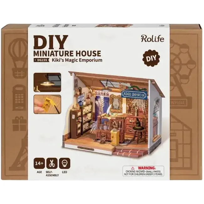 Конструктор 3D міні-будинок Robotime Rolife Kiki's Magic Emporium DG155