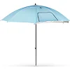 Зонт пляжный 2-в-1 NILS CAMP NC17114 XXL 240 см, голубая
