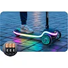 Детский самокат трехколесный Ricokids Leddi черно-бирюзовый