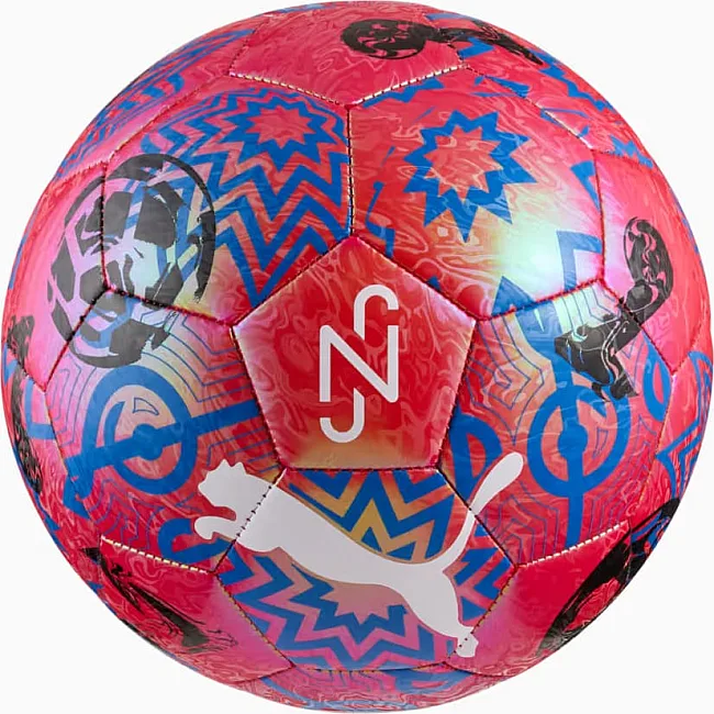 Футбольний м'яч Puma NEYMAR JR Graphic ball червоний, синій