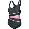 Купальник закрытый для женщин Aqua Speed Swimsuit STELLA LADY 62961 темно-серый, розовый (для женщин)
