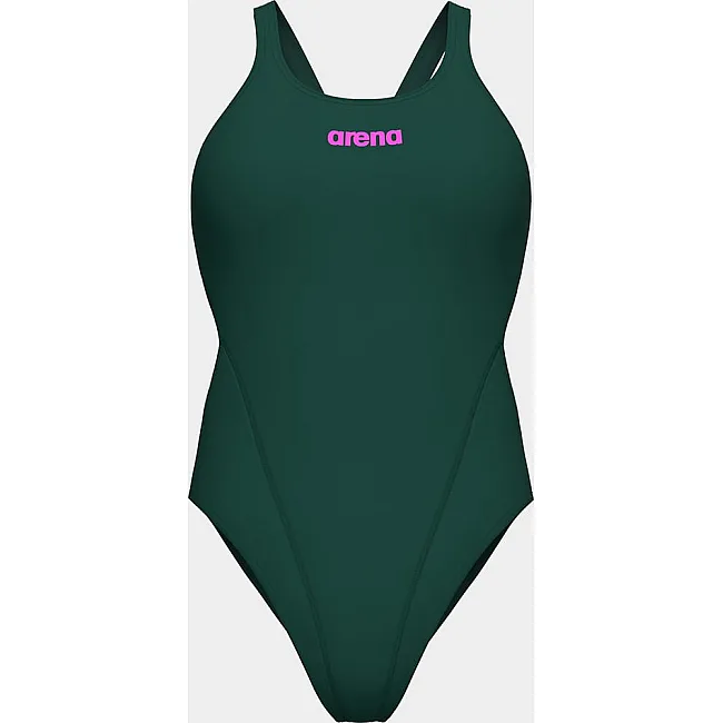 Купальник закрытый для женщин Arena TEAM SWIMSUIT SWIM TECH SOLID темно-зеленый (для женщин)