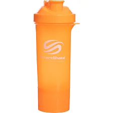 Шейкер для спортивного питания с отсеком для протеина SMART SHAKER SLIM FI-5054 400+100мл (Оранжевый)