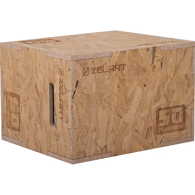 Бокс пліометричний тумба для кросфіту Пліобокс Wood Plyo box ZELART FI-3636-1 1шт 60см