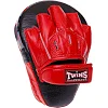 Лапа боксерская изогнутая тренировочная кожа TWINS

 FPML10-43 25x19x9см 1штука (Белый)