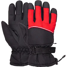 Перчатки для лыж и сноуборда мужские MARUTEX AG-903 (Черный-красный)