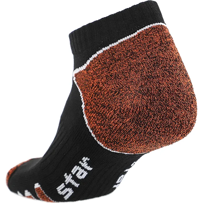 Спортивные носки
 женские короткие STAR TO102
 37-40-UKR / 24-26см (Черный-красный)