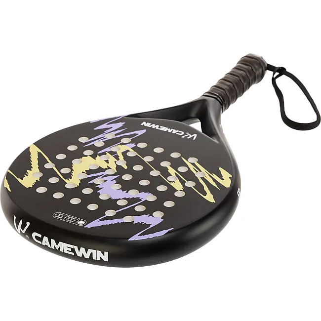 Ракетка для падел-тенниса Padel CAMEWIN BT-6525 (Черный-фиолетовый)