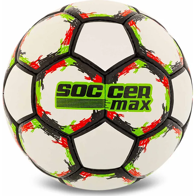 Футбольний м'яч
 SOCCERMAX FB-6525 №5 PU (Білий)