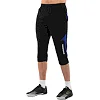 Шорты-бриджи 3/4 спортивные мужские LIDONG SPORTS LD-9716 (Черный-синий)