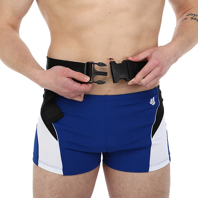 Поясной тренажер парный для плавания MADWAVE
 BELT TRAINER TWO SIDE M077106 длина-2,4м