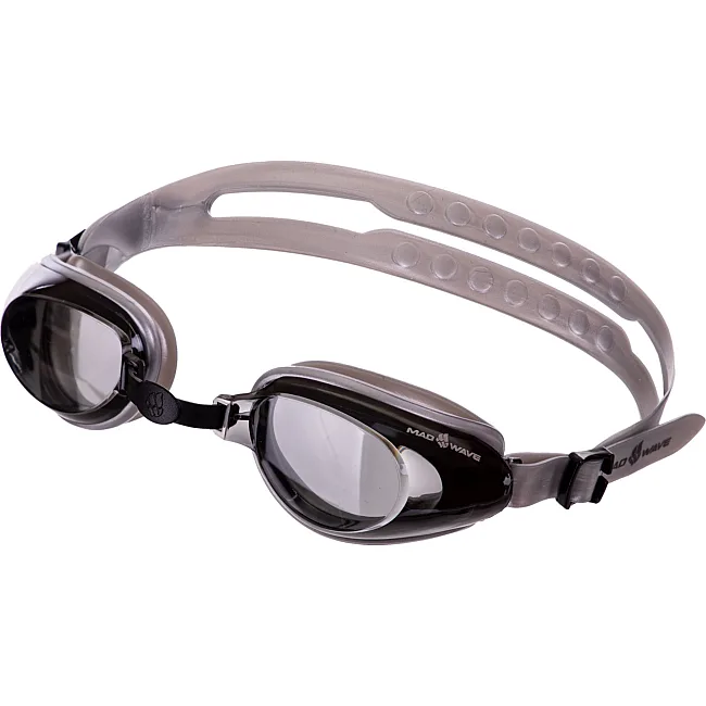 Очки для плавания взрослые MADWAVE
 RAPTOR M0427100 (Черный)