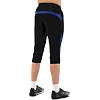 Шорты-бриджи 3/4 спортивные мужские LIDONG SPORTS LD-9716 (Черный-синий)