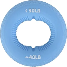 Кистевой эспандер кольцо с двойной нагрузкой JELLO FI-0651 1шт ø7.5 нагрузка 20LB-70LB (Голубой)