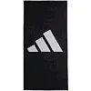 Полотенце Adidas 3BAR TOWEL LARG черное, белое 70x140 см