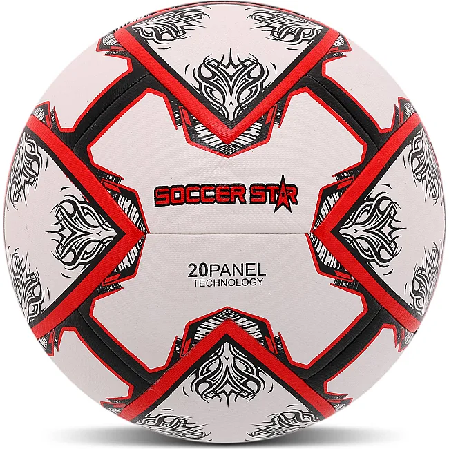 Футбольный мяч
 гибридная сшивка HYBRID SOCCER STAR FB-4523 №5 PU (Белый-красный)