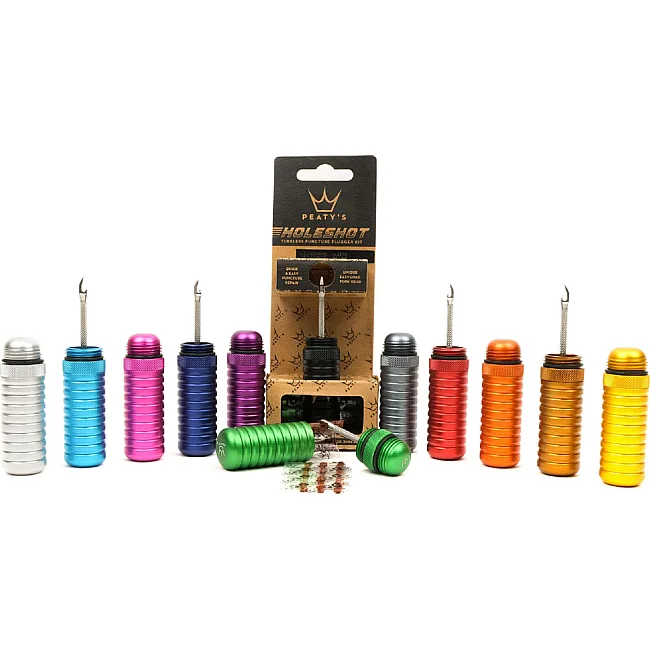 Ремкомплект для бескамерки Peaty's Holeshot Tubeless Puncture Plugger Kit, Bourbon