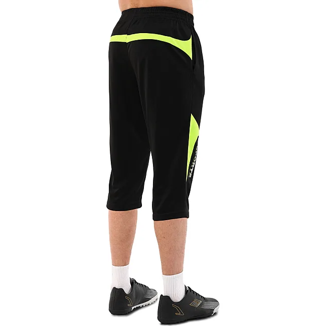 Шорты-бриджи 3/4 спортивные мужские LIDONG SPORTS LD-9716 (Черный-синий)