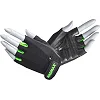 Перчатки для фитнеса MadMax MFG-251 Rainbow Green
