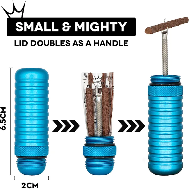 Ремкомплект для бескамерки Peaty's Holeshot Tubeless Puncture Plugger Kit, Bourbon