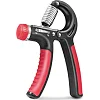 Кистевой эспандер POWERPLAY PP-4323 с регулируемой нагрузкой 10-40 кг. Strength Grip Черно-красный
