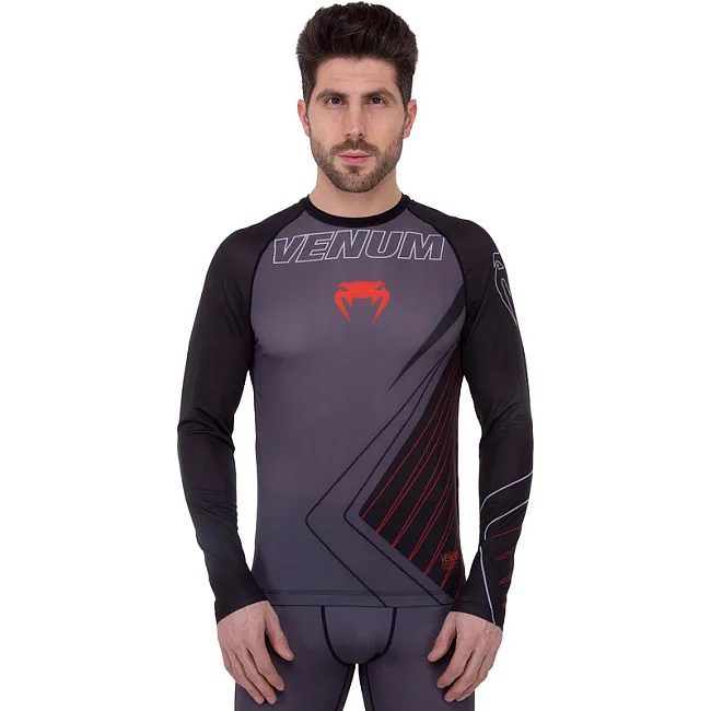 Рашгард лонгслив мужской VENUM
 9520 (Черный-серый)