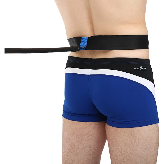 Поясной тренажер парный для плавания MADWAVE
 BELT TRAINER TWO SIDE M077106 длина-2,4м