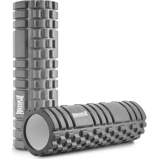 Массажный ролик (роллер) PowerPlay 4404 Massage Roller Серый (45x14см.)