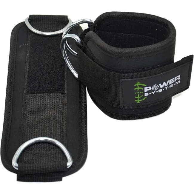 Манжети на щиколотку POWER SYSTEM PS-3460 Gym Guy Black